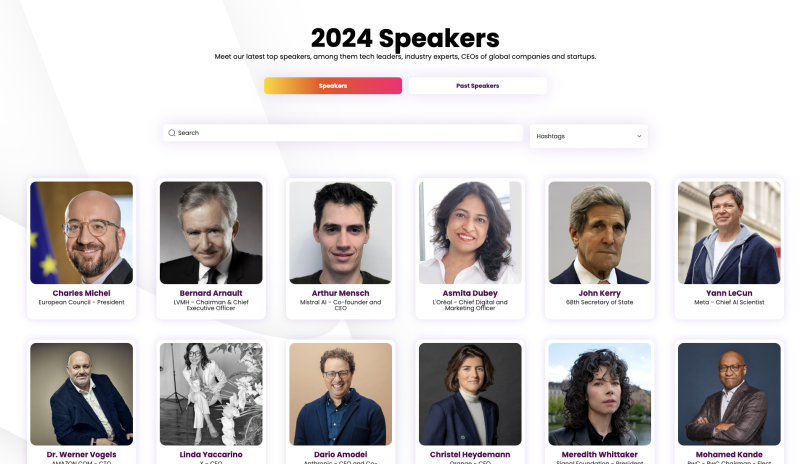 2024 Speakers of Viva Tech