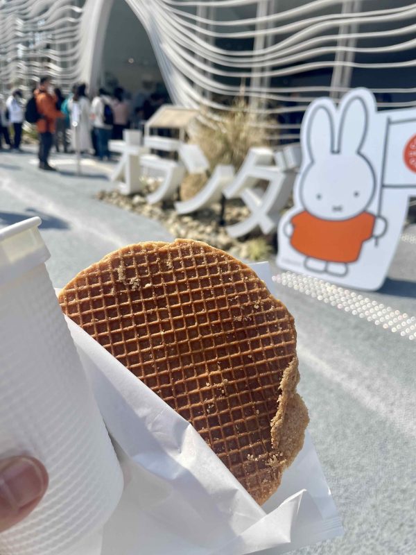 オランダ名物のワッフル