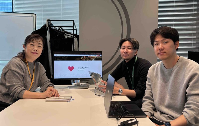 Affectory Milife プロジェクトメンバー3人