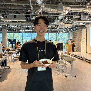 NINZAブースでのカレー試食提供